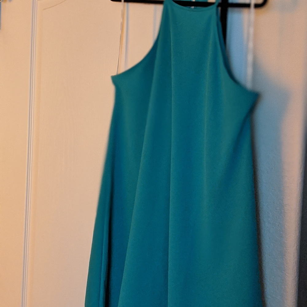 1X Forever 21 Greenish Blue Dress